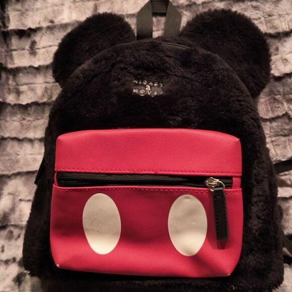 Mickey Mouse Faux fur backpack - Picture 1 of 6